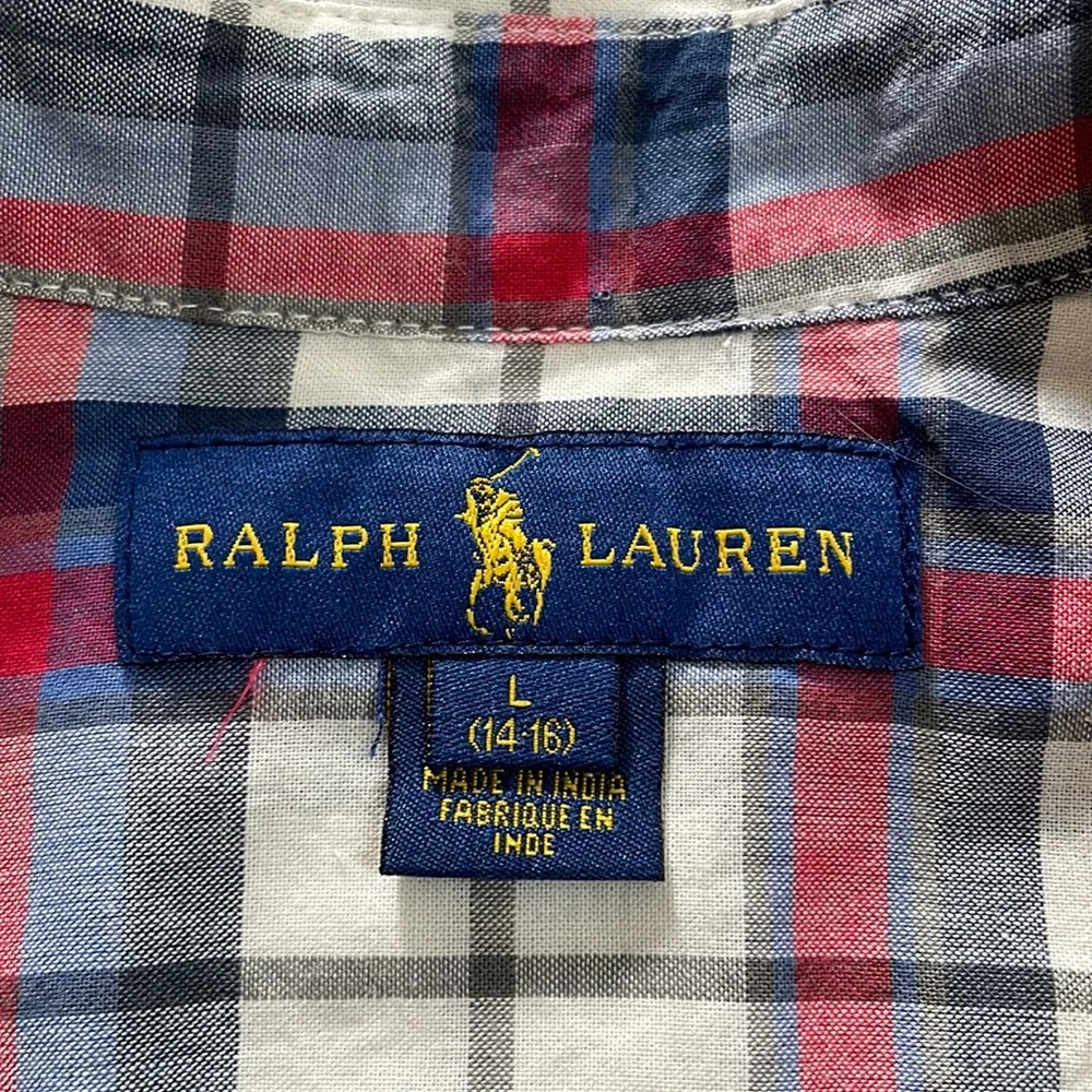NWOT Ralph Lauren Plaid Button Down